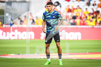 2022-07-23 - Joaquin CORREA of Inter Milan during the Pre Season Friendly football match between RC Lens and FC Internazionale Milano (Inter Milan) on July 23, 2022 at Bollaert-Delelis stadium in Lens, France - FOOTBALL - FRIENDLY GAME - LENS V FC INTER - INTERNAZIONALE - FRIENDLY MATCH - SOCCER