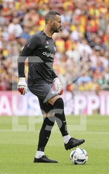 2022-07-23 - Goalkeeper of Inter Milan Samir Handanovic during the Pre-Season Friendly football match between RC Lens and Inter Milan (FC Internazionale) on July 23, 2022 at Stade Bollaert-Delelis in Lens, France - FOOTBALL - FRIENDLY GAME - LENS V FC INTER - INTERNAZIONALE - FRIENDLY MATCH - SOCCER