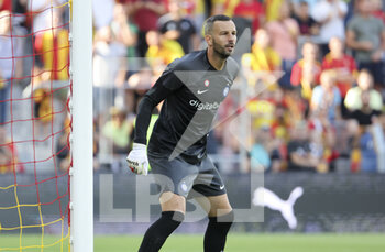 2022-07-23 - Goalkeeper of Inter Milan Samir Handanovic during the Pre-Season Friendly football match between RC Lens and Inter Milan (FC Internazionale) on July 23, 2022 at Stade Bollaert-Delelis in Lens, France - FOOTBALL - FRIENDLY GAME - LENS V FC INTER - INTERNAZIONALE - FRIENDLY MATCH - SOCCER