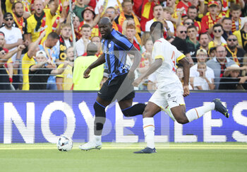 2022-07-23 - Romelu Lukaku of Inter Milan during the Pre-Season Friendly football match between RC Lens and Inter Milan (FC Internazionale) on July 23, 2022 at Stade Bollaert-Delelis in Lens, France - FOOTBALL - FRIENDLY GAME - LENS V FC INTER - INTERNAZIONALE - FRIENDLY MATCH - SOCCER