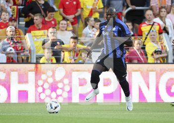 2022-07-23 - Romelu Lukaku of Inter Milan during the Pre-Season Friendly football match between RC Lens and Inter Milan (FC Internazionale) on July 23, 2022 at Stade Bollaert-Delelis in Lens, France - FOOTBALL - FRIENDLY GAME - LENS V FC INTER - INTERNAZIONALE - FRIENDLY MATCH - SOCCER