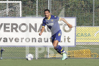 2022-07-30 - Koray Gunter of Hellas Verona FC play the ball during Hellas Verona vs US Cremonese, 5° frendly match pre-season Serie A Tim 2022-23, at Centro Sportivo 
