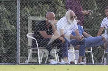 2022-07-30 - Paolo Nicolato (L) Head Coach of  Italiy Unde21 Football Team looks the match, during Hellas Verona vs US Cremonese, 5° frendly match pre-season Serie A Tim 2022-23, at Centro Sportivo 