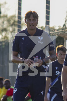 2022-07-30 - Gabriele Cioffi Head Coach of Hellas Verona FC during Hellas Verona vs US Cremonese, 5° frendly match pre-season Serie A Tim 2022-23, at Centro Sportivo 