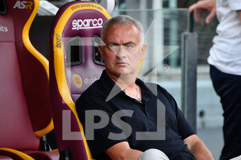 2022-08-07 - Jose’ Mourinho coach (AS Roma) during the Pre-Season Friendly 2022/2023  match between AS Roma vs Shakhtar Donetsk  at the Olimpic Stadium in Rome  on 07 August 2022. - FRIENDLY MATCH - ROMA VS SHAKHTAR DONETSK - FRIENDLY MATCH - SOCCER