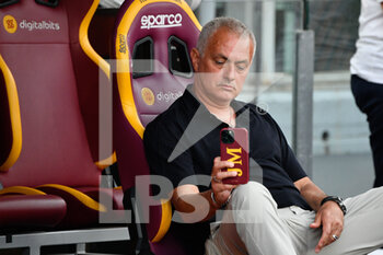 2022-08-07 - Jose’ Mourinho coach (AS Roma) during the Pre-Season Friendly 2022/2023  match between AS Roma vs Shakhtar Donetsk  at the Olimpic Stadium in Rome  on 07 August 2022. - FRIENDLY MATCH - ROMA VS SHAKHTAR DONETSK - FRIENDLY MATCH - SOCCER