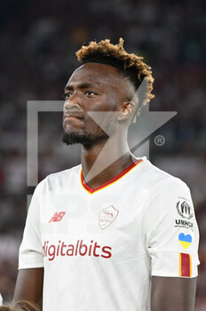 2022-08-07 - Tammy Abraham (AS Roma) during the Pre-Season Friendly 2022/2023  match between AS Roma vs Shakhtar Donetsk  at the Olimpic Stadium in Rome  on 07 August 2022. - FRIENDLY MATCH - ROMA VS SHAKHTAR DONETSK - FRIENDLY MATCH - SOCCER
