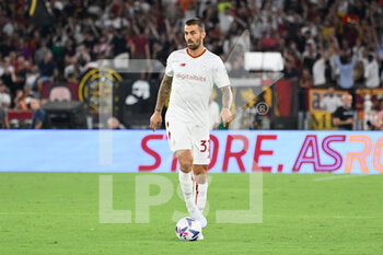 2022-08-07 - Leonardo Spinazzola (AS Roma) during the Pre-Season Friendly 2022/2023  match between AS Roma vs Shakhtar Donetsk  at the Olimpic Stadium in Rome  on 07 August 2022. - FRIENDLY MATCH - ROMA VS SHAKHTAR DONETSK - FRIENDLY MATCH - SOCCER