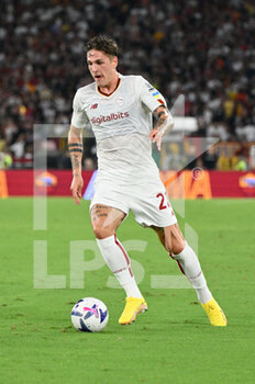 2022-08-07 - Nicolo' Zaniolo (AS Roma) during the Pre-Season Friendly 2022/2023  match between AS Roma vs Shakhtar Donetsk  at the Olimpic Stadium in Rome  on 07 August 2022. - FRIENDLY MATCH - ROMA VS SHAKHTAR DONETSK - FRIENDLY MATCH - SOCCER