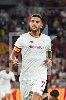 2022-08-07 - Lorenzo Pellegrini (AS Roma) goal 1-0 during the Pre-Season Friendly 2022/2023  match between AS Roma vs Shakhtar Donetsk  at the Olimpic Stadium in Rome  on 07 August 2022. - FRIENDLY MATCH - ROMA VS SHAKHTAR DONETSK - FRIENDLY MATCH - SOCCER