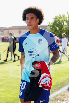 2022-07-27 - Axel Witsel of Atletico de Madrid during the pre season friendly football match between Numancia and Atletico de Madrid on July 27, 2022 at Sporting Uxama stadium in El Burgo de Osma, Soria, Spain - FOOTBALL - FRIENDLY GAME - NUMANCIA V ATLETICO MADRID - FRIENDLY MATCH - SOCCER