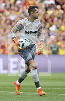 2022-07-30 - Goalkeeper of West Ham Lukasz Fabianski during the pre-season friendly football match between RC Lens (RCL) and West Ham United FC on July 30, 2022 at Stade Bollaert-Delelis in Lens, France - FOOTBALL - FRIENDLY GAME - LENS V WEST HAM - FRIENDLY MATCH - SOCCER
