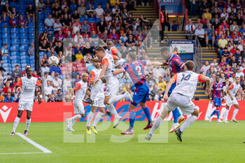 2022-07-30 - Crystal Palace defender Marc Guehi (6) scores a goal 4-0 during the Pre-Season Friendly football match between Crystal Palace and Montpellier HSC on July 30, 2022 at Selhurst Park in London, England - FOOTBALL - FRIENDLY GAME - CRYSTAL PALACE V MONTPELLIER - FRIENDLY MATCH - SOCCER