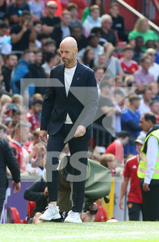 2022-08-01 - Manchester United Manager Eric Ten Hag during the Pre-Season Friendly football match between Manchester United and Rayo Vallecano on July 31, 2022 at Old Trafford in Manchester, England - FOOTBALL - FRIENDLY GAME - MANCHESTER UNITED V RAYO VALLECANO - FRIENDLY MATCH - SOCCER