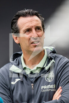 2022-07-31 - Villarreal head coach Unai Emery during the Pre-Season Friendly football match between Fulham and Villarreal CF on July 31, 2022 at Craven Cottage in London, England - FOOTBALL - FRIENDLY GAME - FULHAM V VILLARREAL - FRIENDLY MATCH - SOCCER