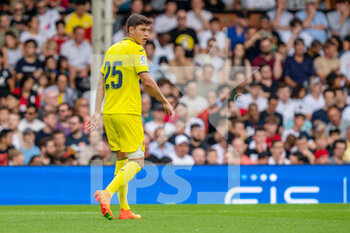 2022-07-31 - Villarreal defender Jorge Cuenca during the Pre-Season Friendly football match between Fulham and Villarreal CF on July 31, 2022 at Craven Cottage in London, England - FOOTBALL - FRIENDLY GAME - FULHAM V VILLARREAL - FRIENDLY MATCH - SOCCER