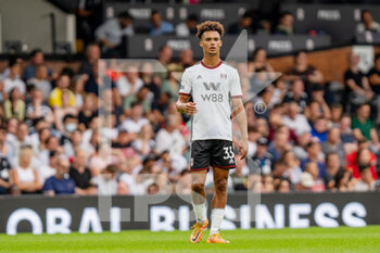 2022-07-31 - Fulham defender Antonee Robinson during the Pre-Season Friendly football match between Fulham and Villarreal CF on July 31, 2022 at Craven Cottage in London, England - FOOTBALL - FRIENDLY GAME - FULHAM V VILLARREAL - FRIENDLY MATCH - SOCCER