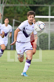 2022-08-11 - Margherita Monnecchi (ACF Fiorentina Femminile)  during the Pre-Season Friendly 2022/2023  match between AS Roma Women vs Fiorentina Femminile at the Coni “Giulio Onesti” Olympic Preparation Center on 11 August 2022. - FRIENDLY MATCH - ROMA WOMEN VS ACF FIORENTINA - FRIENDLY MATCH - SOCCER