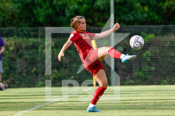 2022-08-11 - Emilie Haavi (AS Roma Women) during the Pre-Season Friendly 2022/2023  match between AS Roma Women vs Fiorentina Femminile at the Coni “Giulio Onesti” Olympic Preparation Center on 11 August 2022. - FRIENDLY MATCH - ROMA WOMEN VS ACF FIORENTINA - FRIENDLY MATCH - SOCCER