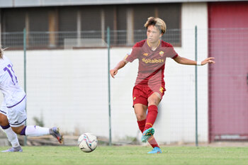 2022-08-11 - Moeka Minami (AS Roma Women) during the Pre-Season Friendly 2022/2023  match between AS Roma Women vs Fiorentina Femminile at the Coni “Giulio Onesti” Olympic Preparation Center on 11 August 2022. - FRIENDLY MATCH - ROMA WOMEN VS ACF FIORENTINA - FRIENDLY MATCH - SOCCER
