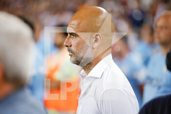 2022-08-24 - Pep Guardiola, head coach of Manchester City during the Friendly Football match between FC Barcelona and Manchester City on August 24, 2022 at Camp Nou stadium in Barcelona, Spain - FOOTBALL - FRIENDLY GAME - FC BARCELONA V MANCHESTER CITY - FRIENDLY MATCH - SOCCER