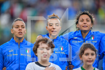 2022-10-10 - Lisa Boattin - Arianna Caruso - Valentina Giacinti (Italy) - WOMEN ITALY VS BRAZIL - FRIENDLY MATCH - SOCCER