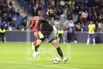 23/09/2022 - Goalkeeper of Brazil Alisson during the International friendly football match between Brazil and Ghana on September 24, 2022 at Stade Oceane in Le Havre, France - FOOTBALL - FRIENDLY GAME - BRAZIL V GHANA - AMICHEVOLI - CALCIO