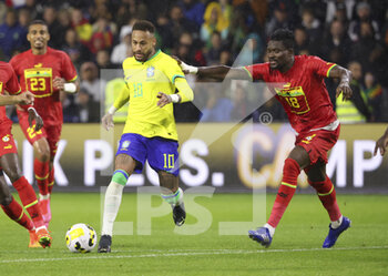 23/09/2022 - Neymar Jr of Brazil, Daniel Amartey of Ghana during the International friendly football match between Brazil and Ghana on September 24, 2022 at Stade Oceane in Le Havre, France - FOOTBALL - FRIENDLY GAME - BRAZIL V GHANA - AMICHEVOLI - CALCIO
