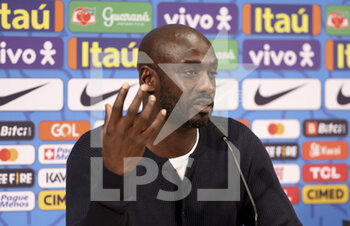 23/09/2022 - Coach of Ghana Otto Addo answers to the media during the post-match press conference following the International friendly football match between Brazil and Ghana on September 24, 2022 at Stade Oceane in Le Havre, France - FOOTBALL - FRIENDLY GAME - BRAZIL V GHANA - AMICHEVOLI - CALCIO