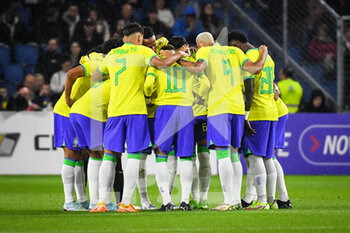 23/09/2022 - Team of Brazil during the International Friendly football match between Brazil and Ghana on September 23, 2022 at Oceane Stadium in Le Havre, France - FOOTBALL - FRIENDLY GAME - BRAZIL V GHANA - AMICHEVOLI - CALCIO