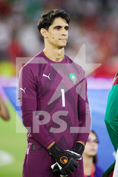 2022-09-27 - Yassine Bounou "Bono" of Morocco during the international friendly football match between Paraguay and Morocco on September 27, 2022 at Benito Villamarin Stadium in Sevilla, Spain - FOOTBALL - FRIENDLY GAME - PARAGUAY V MOROCCO - FRIENDLY MATCH - SOCCER