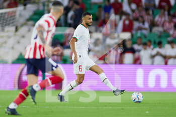 2022-09-27 - Romain Saiss of Morocco during the international friendly football match between Paraguay and Morocco on September 27, 2022 at Benito Villamarin Stadium in Sevilla, Spain - FOOTBALL - FRIENDLY GAME - PARAGUAY V MOROCCO - FRIENDLY MATCH - SOCCER