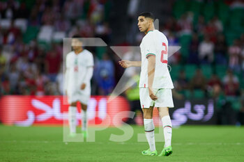 2022-09-27 - Achraf Hakimi of Morocco during the international friendly football match between Paraguay and Morocco on September 27, 2022 at Benito Villamarin Stadium in Sevilla, Spain - FOOTBALL - FRIENDLY GAME - PARAGUAY V MOROCCO - FRIENDLY MATCH - SOCCER