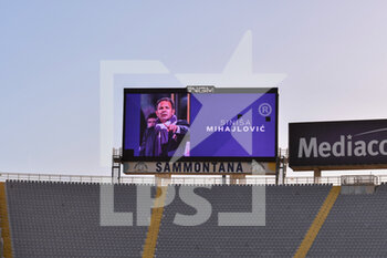 2022-12-17 - A minute of silence for Sinisa Mihajlovic - ACF FIORENTINA VA AS MONACO - FRIENDLY MATCH - SOCCER