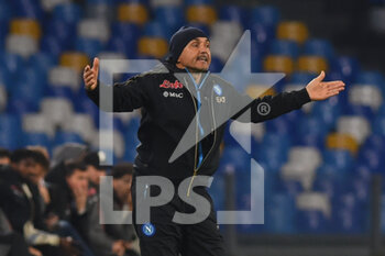 2022-12-17 - Luciano Spalletti Manager of SSC Napoli  gesticulates during the friendly football match SSC Napoli v Villarreal FC  at Diego Armando Maradona stadium  - NAPOLI VS VILLAREAL - FRIENDLY MATCH - SOCCER