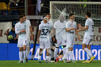 2022-12-22 - Edin Dzeko Inter celebrates a gol 0-1  - REGGINA VS INTER - FRIENDLY MATCH - SOCCER