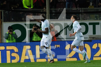 2022-12-22 - Romelu Lukaku Inter celebrates a gol 0-2 - REGGINA VS INTER - FRIENDLY MATCH - SOCCER