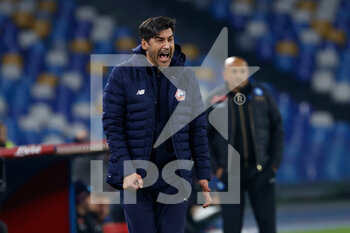 2022-12-21 - Paul Fonseca coach of Lille  - NAPOLI VS LILLE - FRIENDLY MATCH - SOCCER