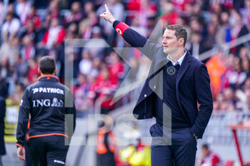 2022-05-01 - Head coach Brian Priske of Royal Antwerp during the Belgian championship Jupiler Pro League football match between Royal Antwerp FC and Royale Union Saint-Gilloise on May 1, 2022 at Bosuilstadion in Antwerp, Belgium - ROYAL ANTWERP FC VS ROYALE UNION SAINT-GILLOISE - BELGIAN PRO LEAGUE - SOCCER