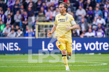 2022-05-01 - Ruud Vormer of Club Brugge during the Belgian championship Jupiler Pro League football match between RSC Anderlecht and Club Brugge on May 1, 2022 at Lotto Park in Brussel, Belgium - RSC ANDERLECHT VS CLUB BRUGGE - BELGIAN PRO LEAGUE - SOCCER