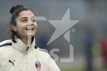 2022-01-05 - Elisa Dal Brun of A.C. Milan during the Women's Italian Supercup Semi-Final between A.S. Roma Women and A.C. Milan at the Domenico Francioni Stadium on 5th of January, 2022 in Latina, Italy. - AS ROMA VS AC MILAN - WOMEN SUPERCOPPA - SOCCER
