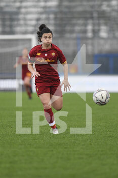 2022-01-05 - Valeria Pirone of AS Roma Women during the Women's Italian Supercup Semi-Final between A.S. Roma Women and A.C. Milan at the Domenico Francioni Stadium on 5th of January, 2022 in Latina, Italy. - AS ROMA VS AC MILAN - WOMEN SUPERCOPPA - SOCCER