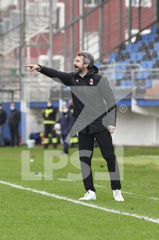 2022-01-05 - Maurizio Ganz of A.C. Milan during the Women's Italian Supercup Semi-Final between A.S. Roma Women and A.C. Milan at the Domenico Francioni Stadium on 5th of January, 2022 in Latina, Italy. - AS ROMA VS AC MILAN - WOMEN SUPERCOPPA - SOCCER
