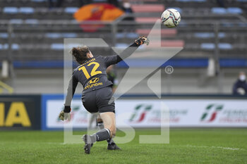 2022-01-05 - Camelia Ceasar of AS Roma Women during the Women's Italian Supercup Semi-Final between A.S. Roma Women and A.C. Milan at the Domenico Francioni Stadium on 5th of January, 2022 in Latina, Italy. - AS ROMA VS AC MILAN - WOMEN SUPERCOPPA - SOCCER