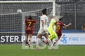 2022-01-05 - Claudia Ciccotti of AS Roma Women during the Women's Italian Supercup Semi-Final between A.S. Roma Women and A.C. Milan at the Domenico Francioni Stadium on 5th of January, 2022 in Latina, Italy. - AS ROMA VS AC MILAN - WOMEN SUPERCOPPA - SOCCER