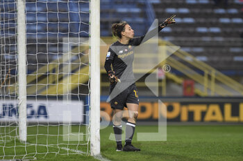 2022-01-05 - Camelia Ceasar of AS Roma Women during the Women's Italian Supercup Semi-Final between A.S. Roma Women and A.C. Milan at the Domenico Francioni Stadium on 5th of January, 2022 in Latina, Italy. - AS ROMA VS AC MILAN - WOMEN SUPERCOPPA - SOCCER