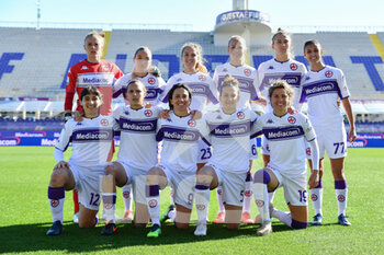 2022-02-12 - Line-up Fiorentina Femminile - ACF FIORENTINA VS EMPOLI LADIES - WOMEN ITALIAN CUP - SOCCER