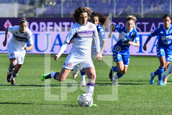 2022-02-12 - Daniela Sabatino (Fiorentina Femminile) takes the penalty - ACF FIORENTINA VS EMPOLI LADIES - WOMEN ITALIAN CUP - SOCCER
