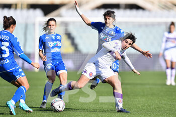 2022-02-12 - Marta Mascarello (Fiorentina Femminile) and Norma Cinotti (Empoli Ladies) - ACF FIORENTINA VS EMPOLI LADIES - WOMEN ITALIAN CUP - SOCCER