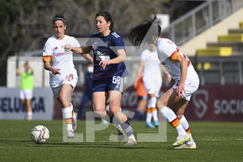 2022-02-13 - Vlada Kubassova of F.C. Como Women during the quarter-final return match of Women's Coppa Italia between A.S. Roma Women and F.C. Como Women at the stadio Tre Fontane on 13th of February, 2022 in Rome, Italy. - AS ROMA VS FC COMO WOMEN - WOMEN ITALIAN CUP - SOCCER